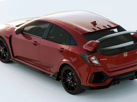 Honda Civic Type R 2018 3D Model