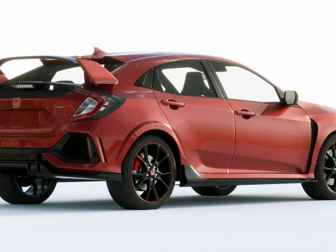 Honda Civic Type R 2018 3D Model