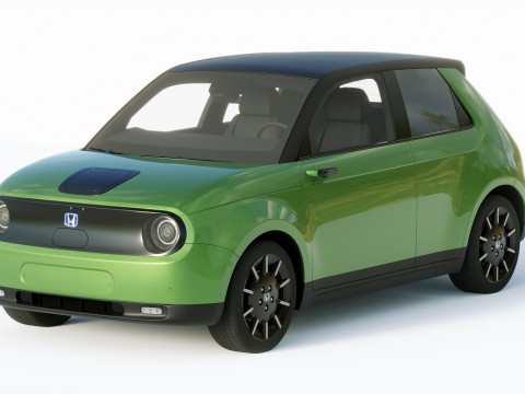 Honda E 2021 3D Model