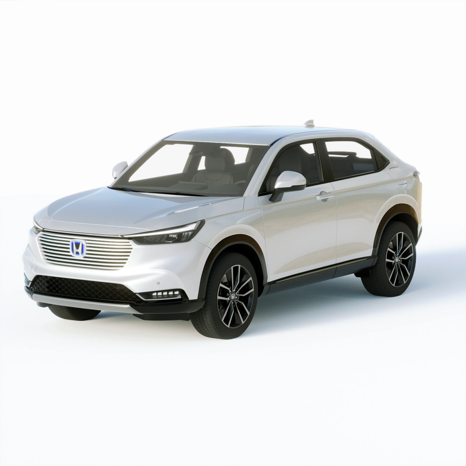 Honda Hr V 2022 3D Model .c4d .max .obj .3ds .fbx .stl .blend