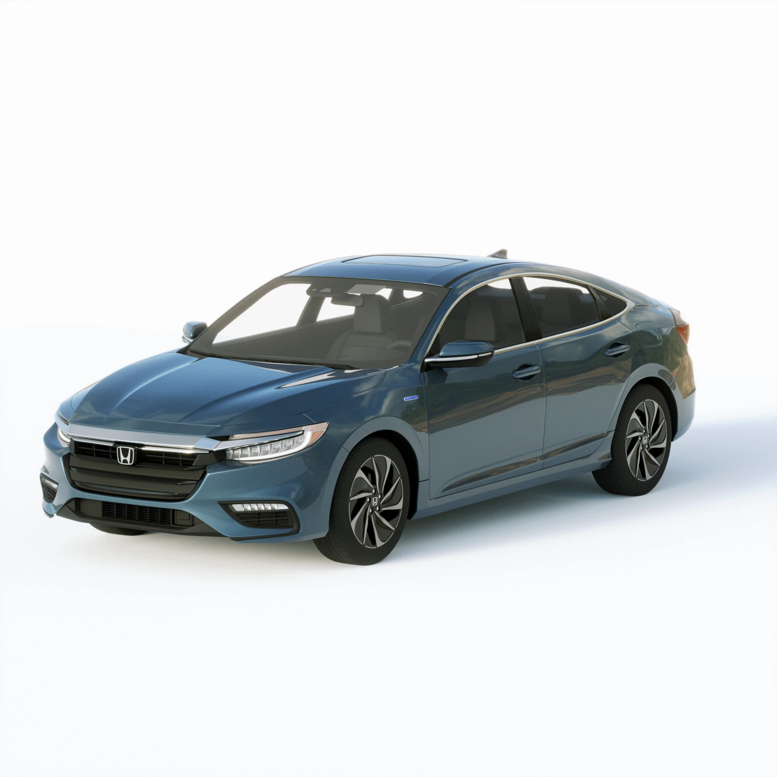 Honda Insight 2019 3D Model .c4d .max .obj .3ds .fbx .stl .blend 