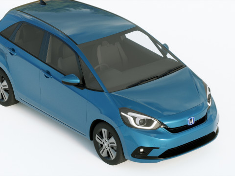Honda Jazz 2020 3D Model