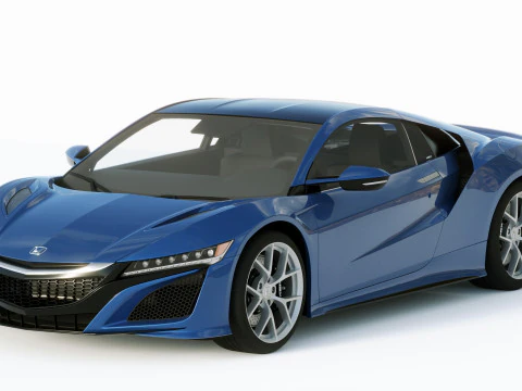 Honda NSX 2017-2019 3D Model