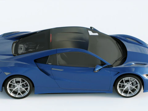 Honda NSX 2017-2019 3D Model