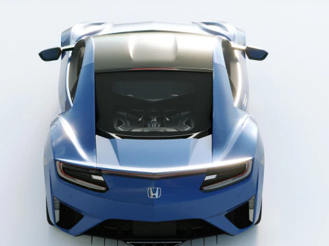 Honda NSX 2017-2019 3D Model