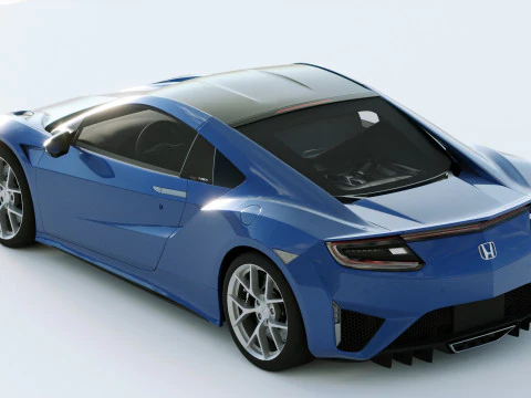 Honda NSX 2017-2019 3D Model