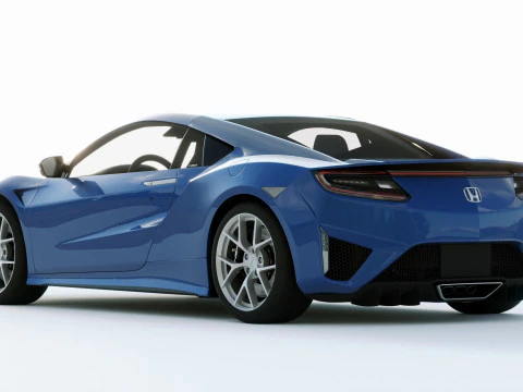 Honda NSX 2017-2019 3D Model