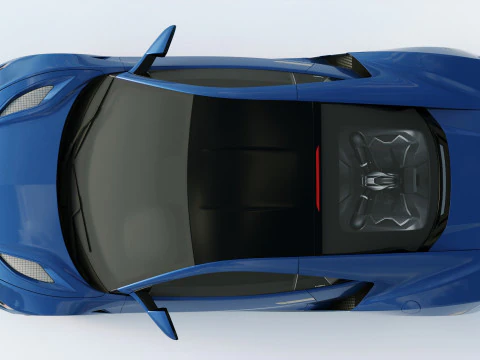 Honda NSX 2017-2019 3D Model
