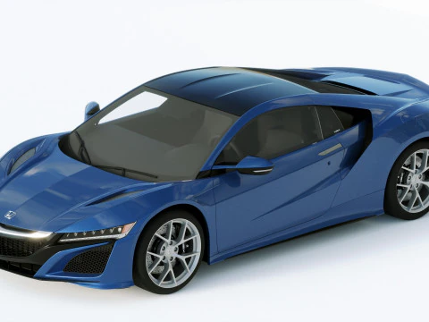 Honda NSX 2017-2019 3D Model