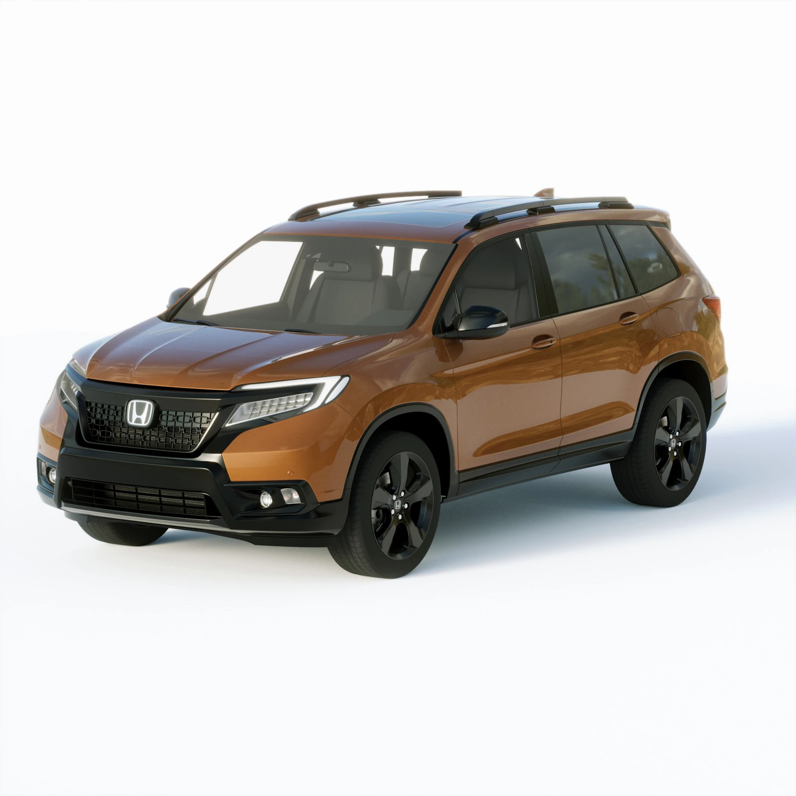Honda Passport 2019 3D Model .c4d .max .obj .3ds .fbx .stl .blend