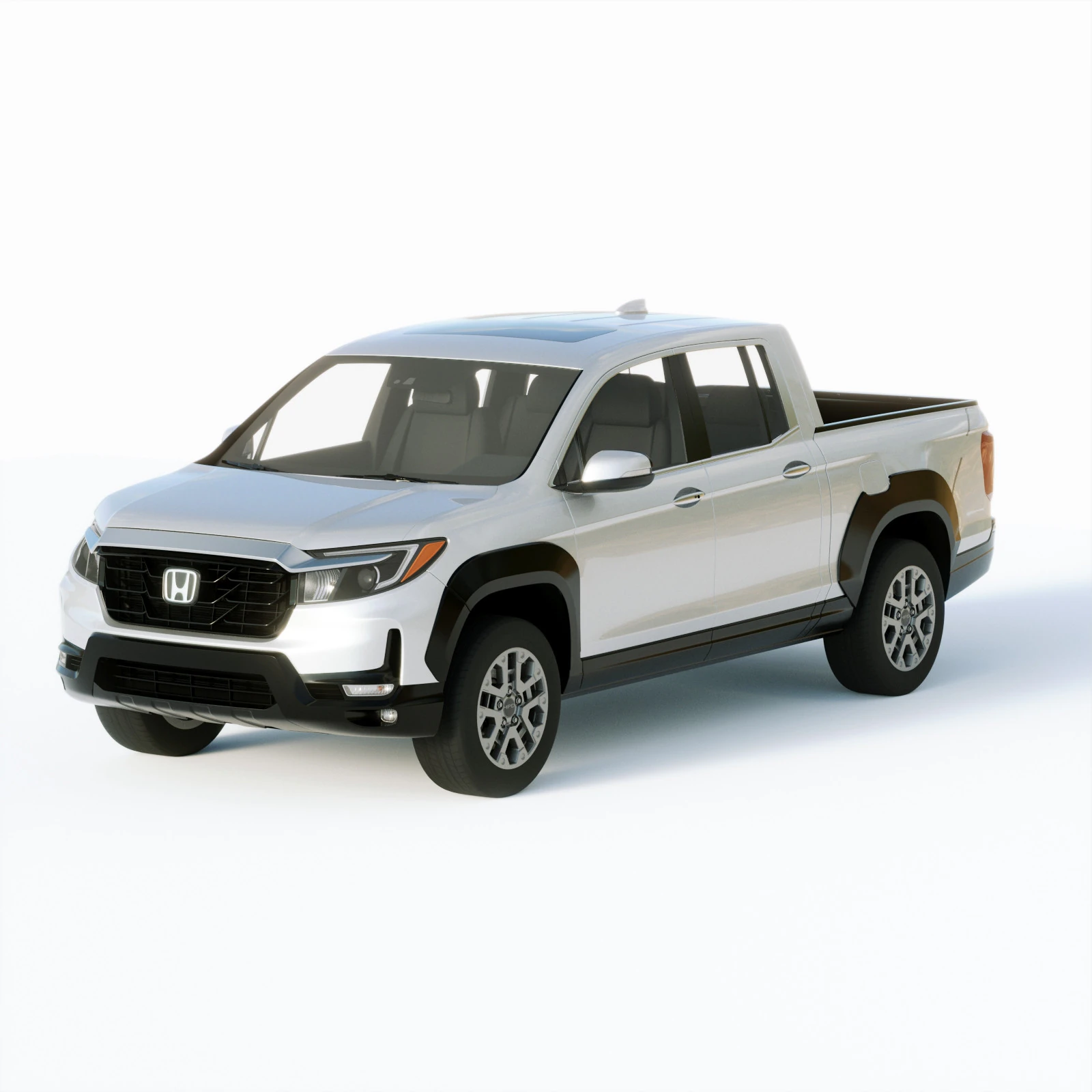 Honda Ridgeline 2021 3D Model .c4d .max .obj .3ds .fbx .stl .blend 