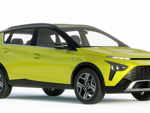 Hyundai Bayon 2022 3D Model