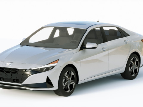 Hyundai Elantra 2021 3D Model