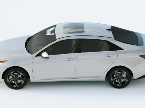 Hyundai Elantra 2021 3D Model