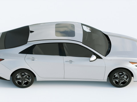 Hyundai Elantra 2021 3D Model