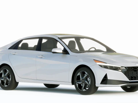 Hyundai Elantra 2021 3D Model