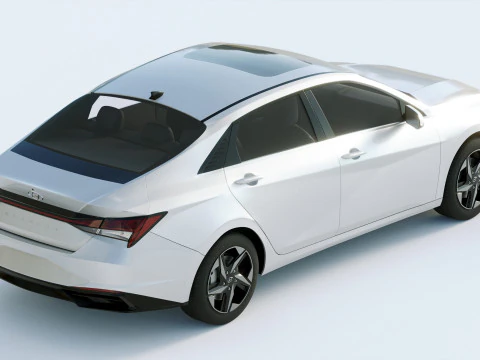 Hyundai Elantra 2021 3D Model