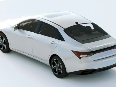 Hyundai Elantra 2021 3D Model