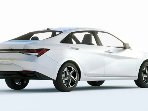 Hyundai Elantra 2021 3D Model