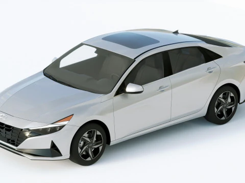 Hyundai Elantra 2021 3D Model