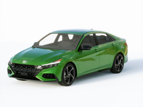 Hyundai Elantra N Line 2021 3D Model