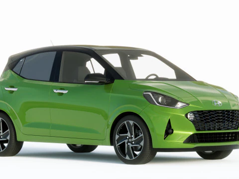 Hyundai I10 2020 3D Model