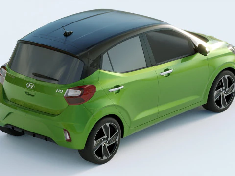 Hyundai I10 2020 3D Model