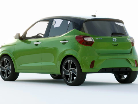 Hyundai I10 2020 3D Model