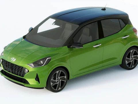Hyundai I10 2020 3D Model