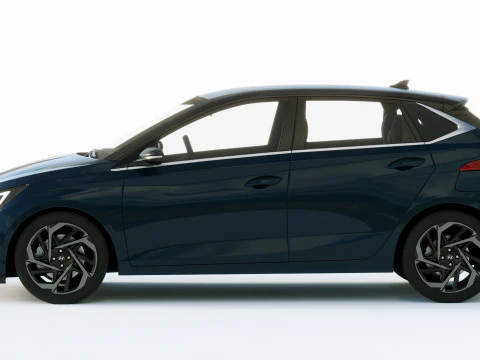 Hyundai I20 2021 3D Model