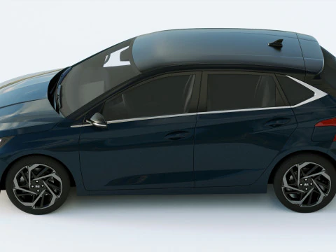 Hyundai I20 2021 3D Model