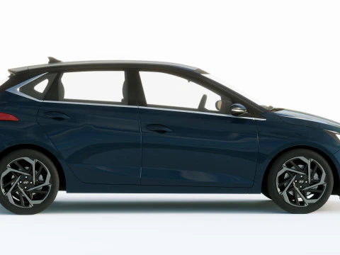 Hyundai I20 2021 3D Model