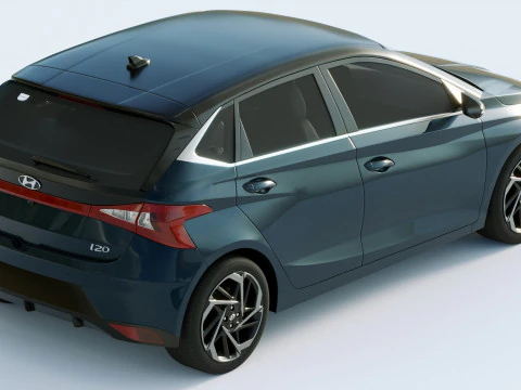 Hyundai I20 2021 3D Model