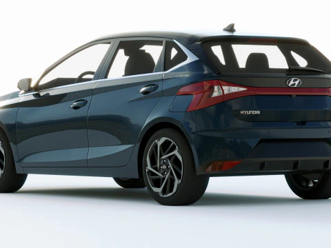 Hyundai I20 2021 3D Model