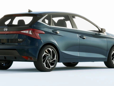Hyundai I20 2021 3D Model