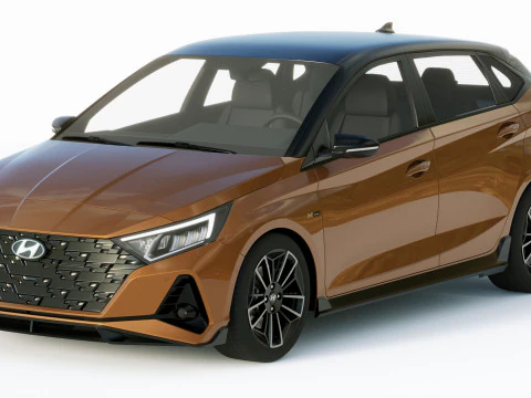 Hyundai I20 N Line 2021 3D Model