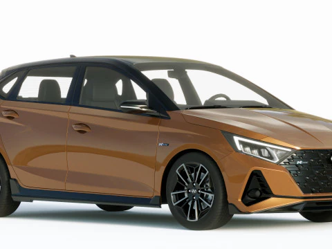 Hyundai I20 N Line 2021 3D Model
