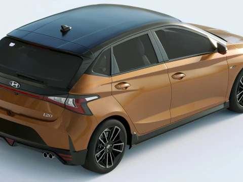 Hyundai I20 N Line 2021 3D Model