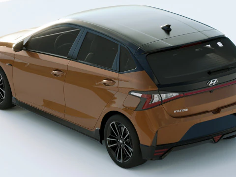 Hyundai I20 N Line 2021 3D Model