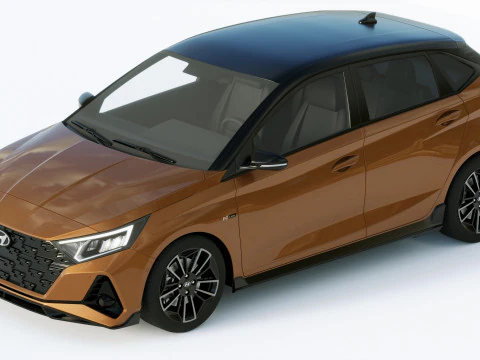 Hyundai I20 N Line 2021 3D Model