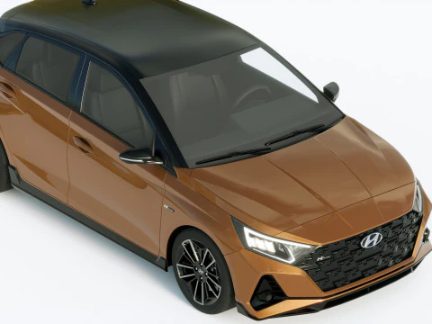 Hyundai I20 N Line 2021 3D Model