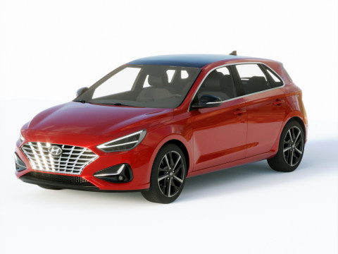 Hyundai I30 2020 3D Model