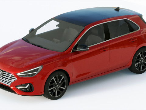 Hyundai I30 2020 3D Model