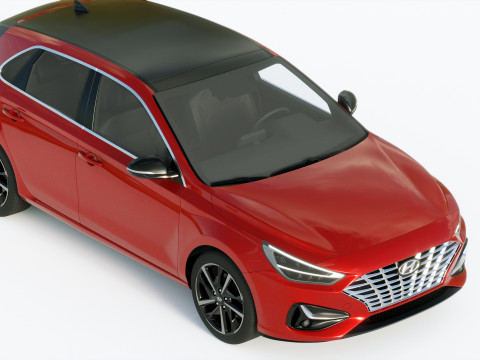 Hyundai I30 2020 3D Model