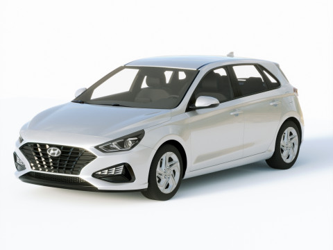 Hyundai I30 Hatchback 2021 3D Model