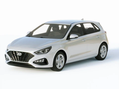 Hyundai I30 Schr&auml;gheck 2021 3D Modell