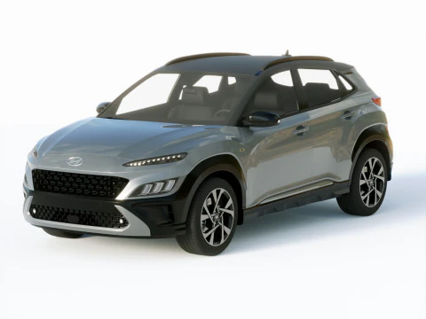 Hyundai Kona 2021 3D Modell