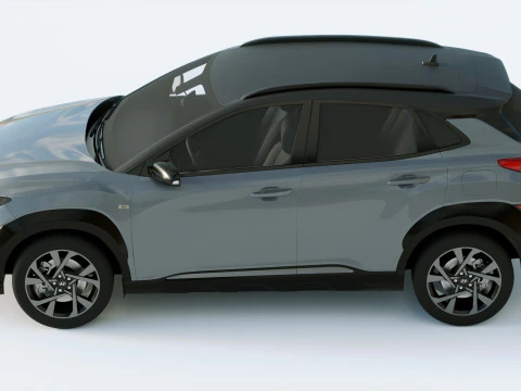 Hyundai Kona 2021 3D Model