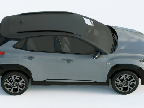 Hyundai Kona 2021 3D Model