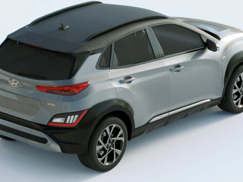 Hyundai Kona 2021 3D Model